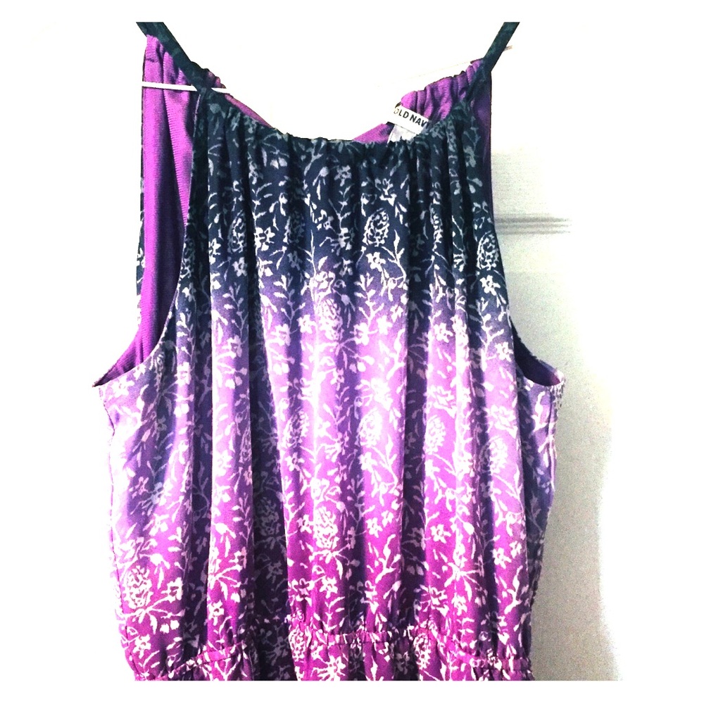 Turquoise/Purple Ombre Maxi dress